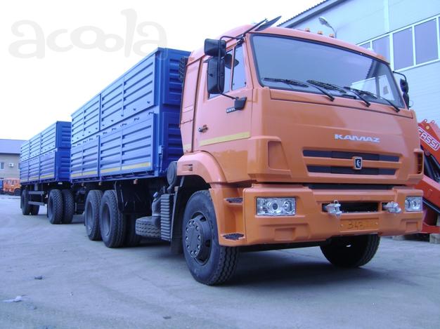 Новый Камаз 65115 Зерновоз с Прицепом 2017-2022 года